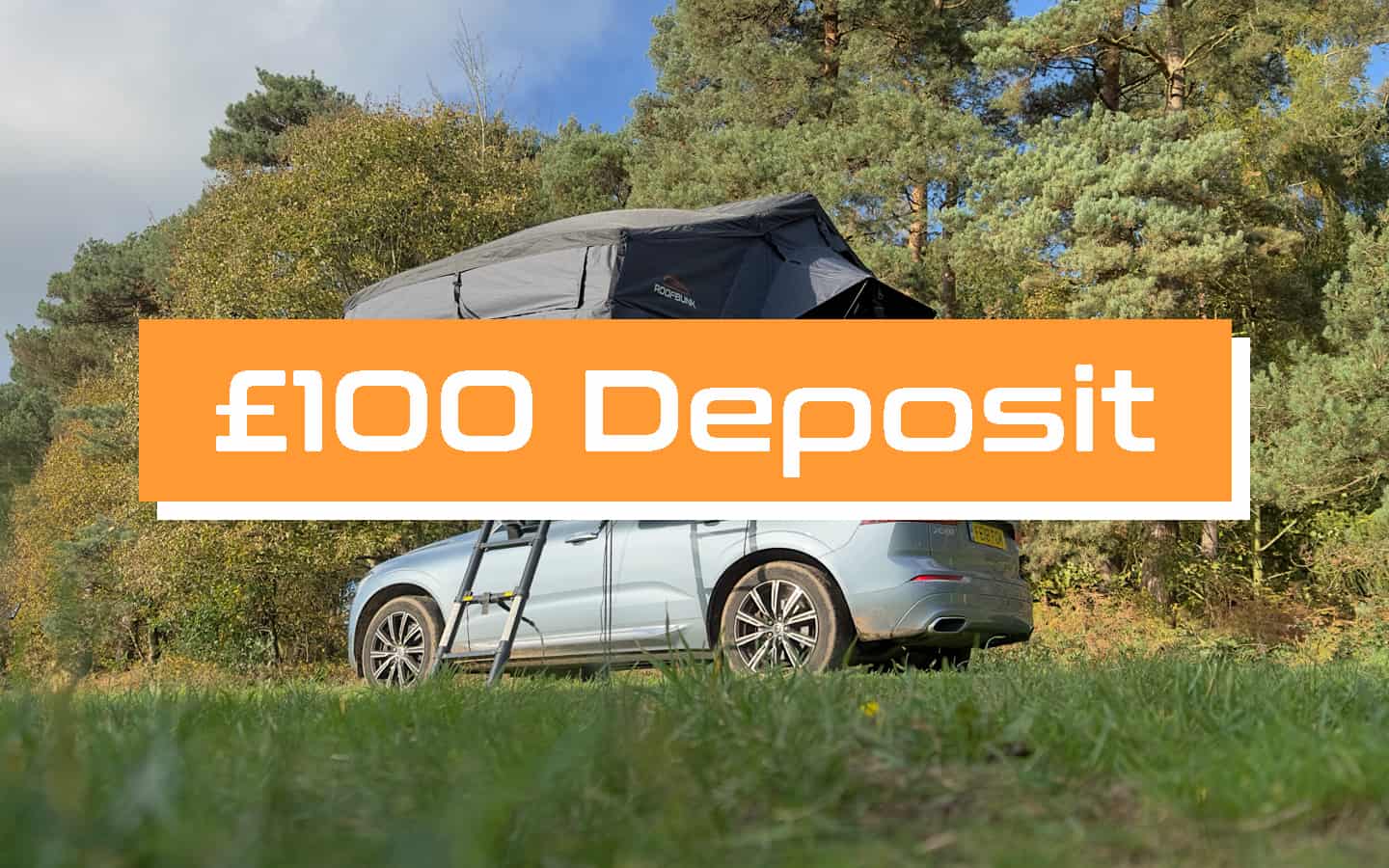 RoofBunk Explorer XL Soft Shell Roof Tent £100 Deposit