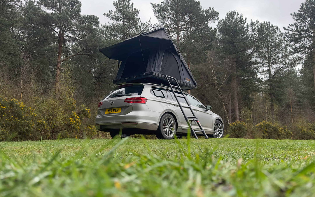 roof top tent vw passat RoofBunk Adventurer Aluminium Clamshell Roof Tent UK