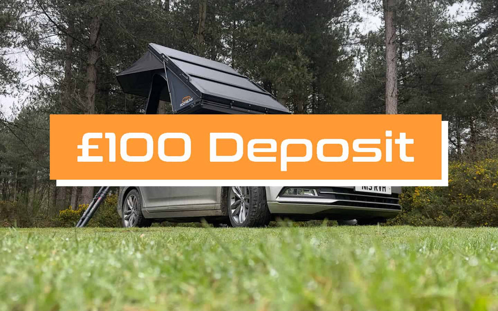 Adventurer Aluminium Clamshell Roof Tent £100 Deposit