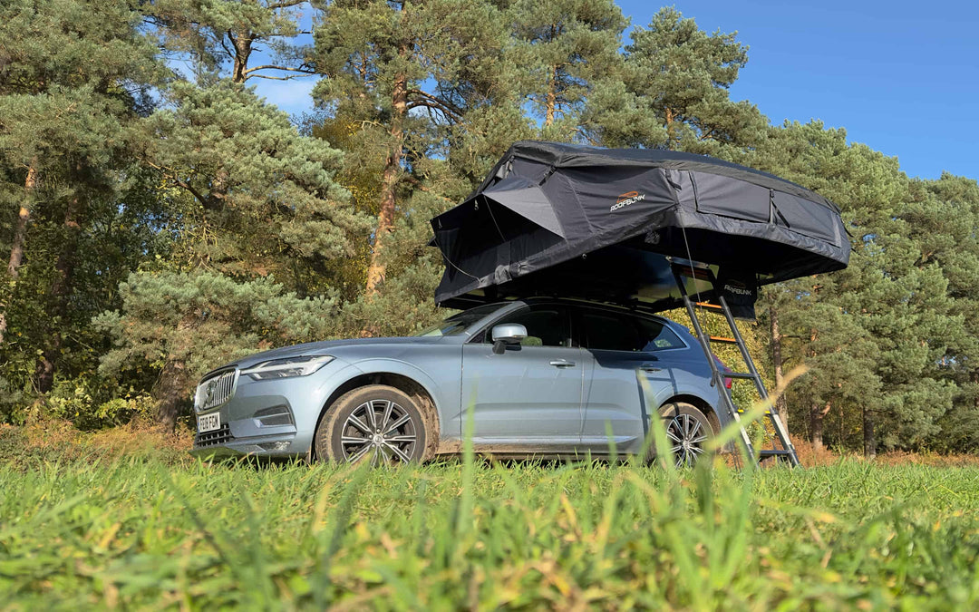 ford explorer roof top tent RoofBunk Explorer XL Soft Shell Roof Tent UK