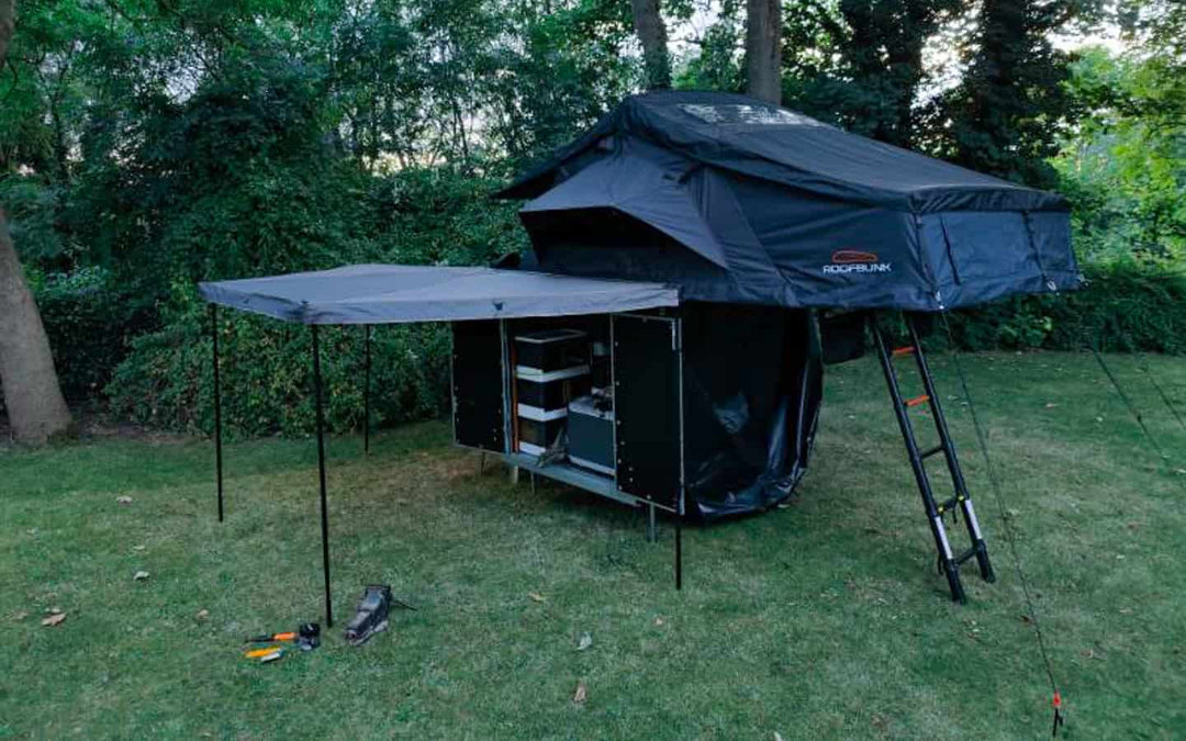 tent on top of trailer Roof Tent Trailer